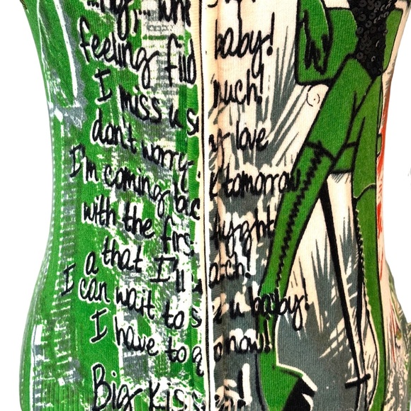 🎁 For Dolls Only by Rags Graphic Cardigan Sweater - Picture 2 of 7